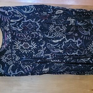 Miss Me multicolored black top